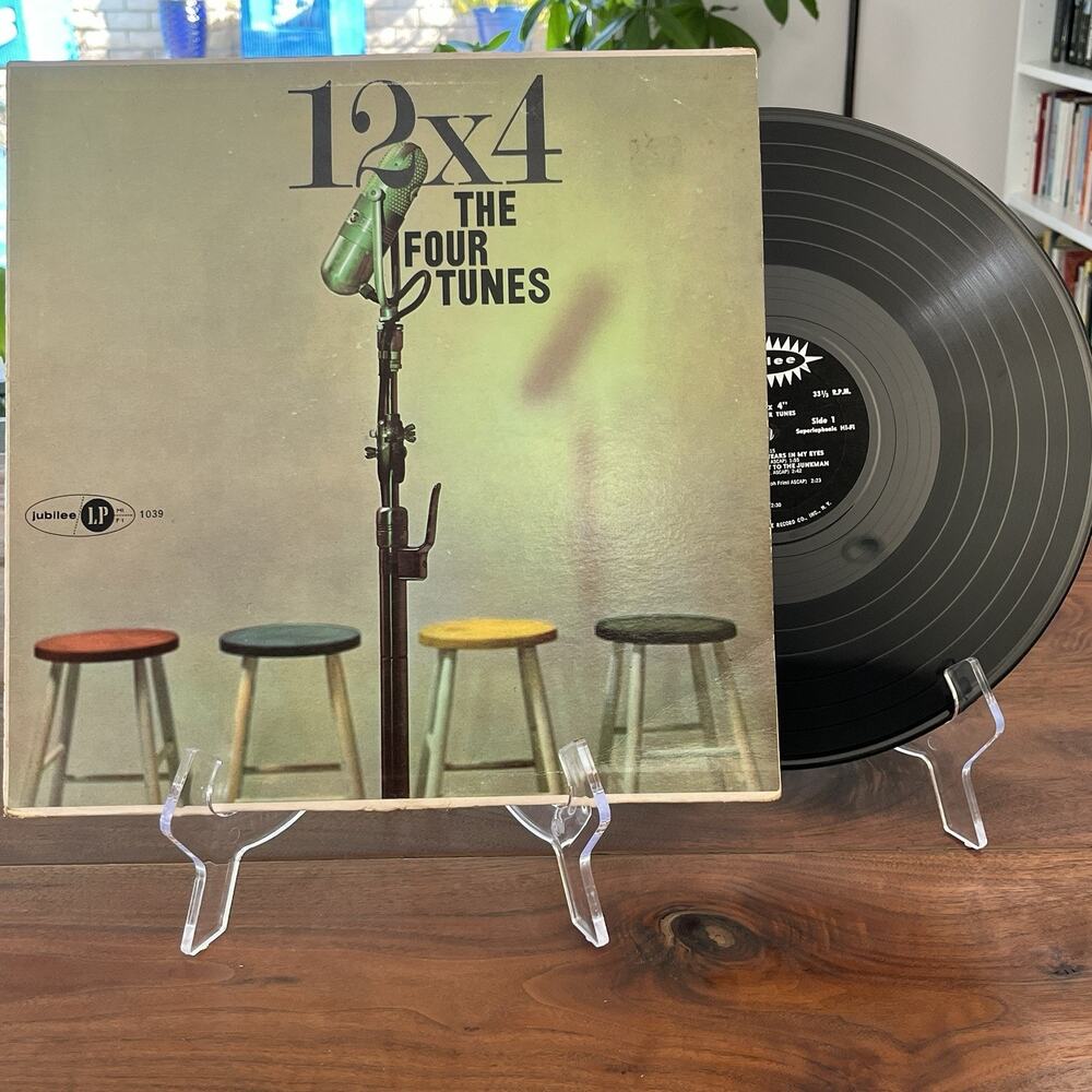 The Four Tunes 12X4 Vinyl LP 1957 Jubilee Black Label JGM 1039